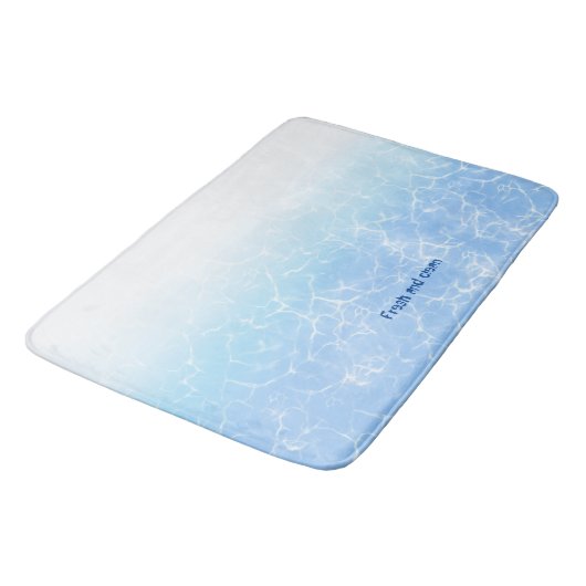 Aangepaste tekst voor waterreflecties badmat (Gekanteld)