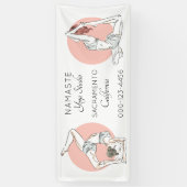 Aangepaste tekst voor yoga-studio banner (Verticaal)