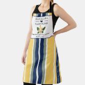 Aangepaste tekst, waterverf keuken schort (Insitu)