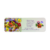 Aangepaste tekst weergeven etiket (Voorkant)