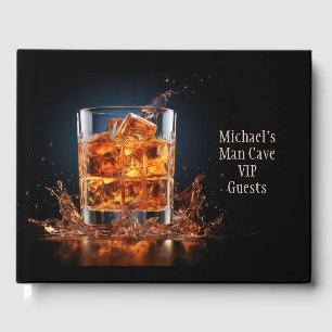 Aangepaste tekst Whiskey op de rotsen Gastenboek