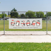 Aangepaste tekst Winterpenbanners Spandoek (Insitu)