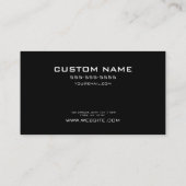 AANGEPASTE TEKST - X-Ray Skeleton Hand & Computer  Visitekaartje (Achterkant)