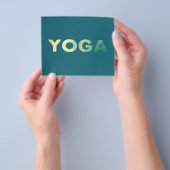 Aangepaste tekst Yoga Mandala Flyer (Hand)