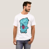 Aangepaste tekst Zombaby T-Shirt (Voorkant volledig)