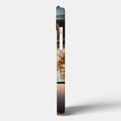 Aangepaste tekst Zwart 3 Foto Case-Mate iPhone Case (Achterkant / Links)