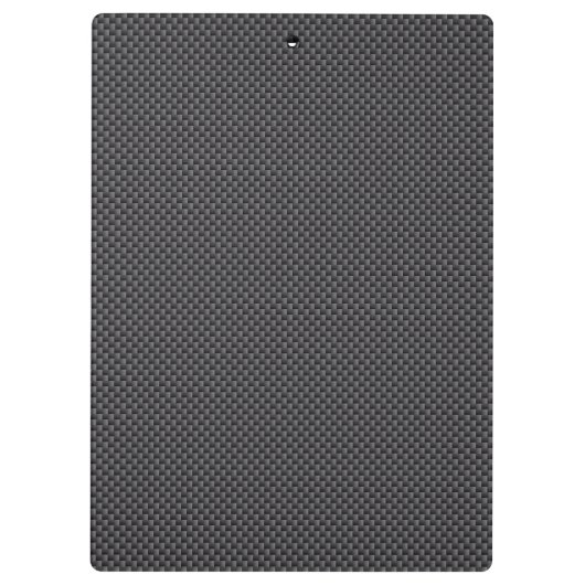 Aangepaste tekst zwart en grijs koolstofvezel klembord (Achterkant)