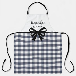 Aangepaste tekst zwart-wit buffelkoepelkoepel keuk schort