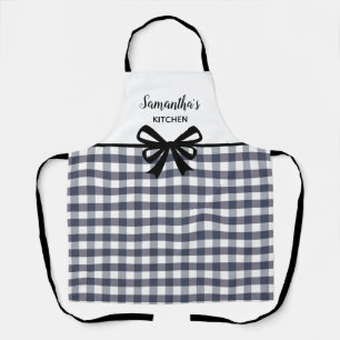 Aangepaste tekst zwart-wit buffelkoepelkoepel keuk schort