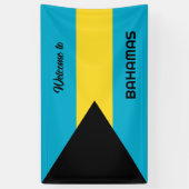 Aangepaste tekstbahama's spandoek (Verticaal)