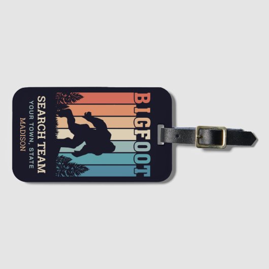 Aangepaste tekstbalk bagagelabel (Voorkant (horizontaal))