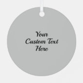 Aangepaste tekstbalk metalen ornament (Achterkant)