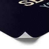 Aangepaste tekstbalk poster (Hoek)