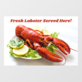 Aangepaste tekstbalk raamsticker (Vel)