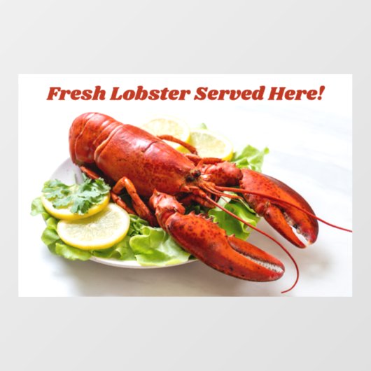 Aangepaste tekstbalk raamsticker (Vel)