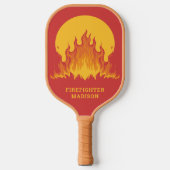 Aangepaste tekstbrandweerman pickleball paddle (Voorkant)