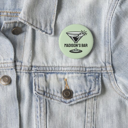 aangepaste tekstcocktail ronde button 5,7 cm (In situ)