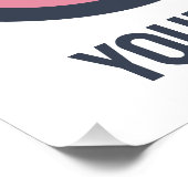 Aangepaste tekstcyclus perfect poster (Hoek)