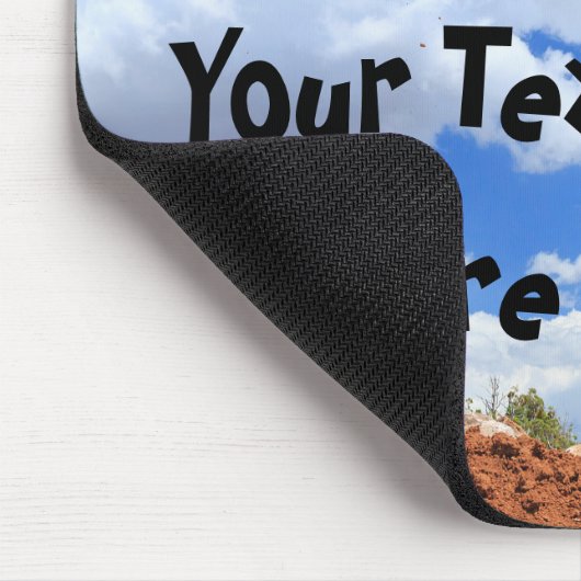 Aangepaste tekstdigitalisertractor muismat (Hoek)