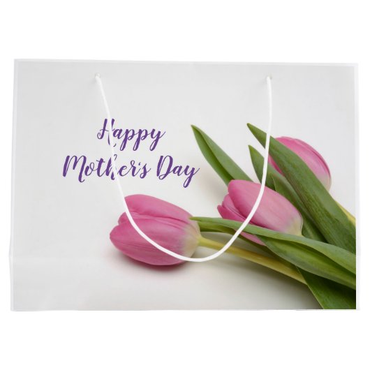 Aangepaste tekstechniptulpen groot cadeauzakje (Achterkant)