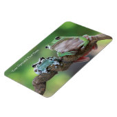 Aangepaste tekstekstkikker magneet (Linkerzijde)