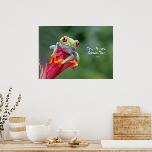 Aangepaste tekstekstkikker poster (Keuken)