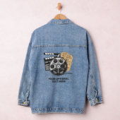 Aangepaste tekstfilm denim jacket (Hangar)