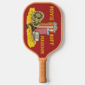 Aangepaste tekstfilm pickleball paddle (Voorkant)