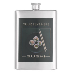 Aangepaste tekstfles SUSHI Heupfles