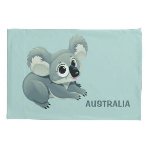 Aangepaste tekstkussens voor Cute Koala Kussensloop
