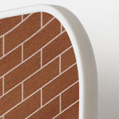 Aangepaste tekstnaam Brick Wall Pickleball Paddle (Links Detail)