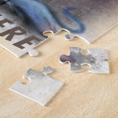 Aangepaste tekstnaam Puzzle Happy Birthday Mouse B Legpuzzel (Zijkant)