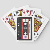 Aangepaste tekstretro- muziekcassettes,