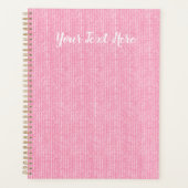 Aangepaste tekstroze kit geïnspireerd planner (Voorkant)