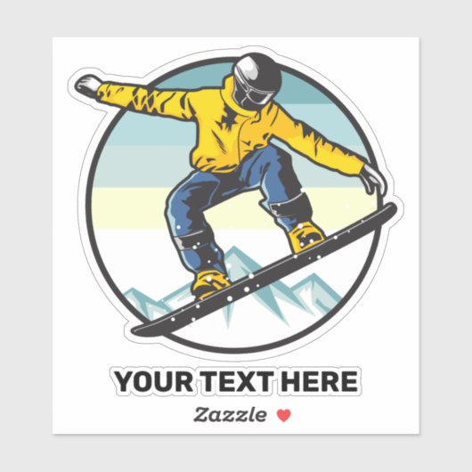 Aangepaste tekstsnede sticker (Vel)