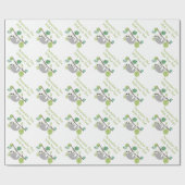 Aangepaste tekstventilator voor het hangen van sle cadeaupapier (Vlak)