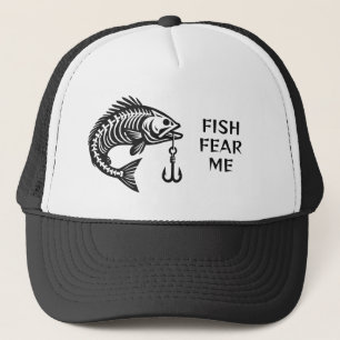 Aangepaste tekstvissen trucker pet