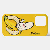 Aangepaste telefoongesprekken met bananas openen Case-Mate iPhone case (Achterkant (horizontaal))