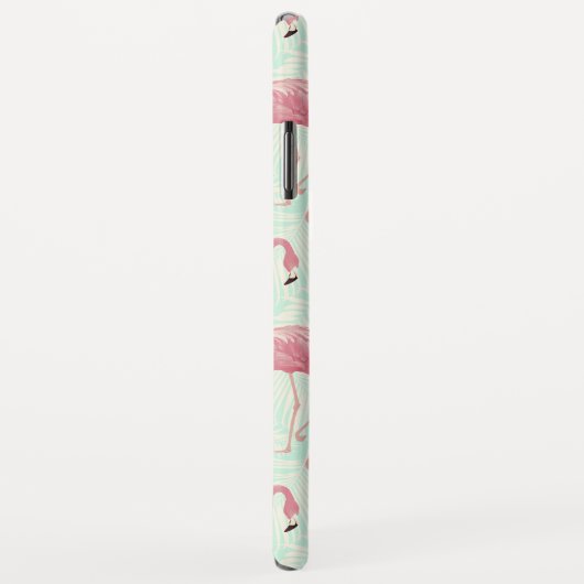 Aangepaste telefoongesprekken met Flamingo patroon Case-Mate iPhone Case (Achterkant/rechts)