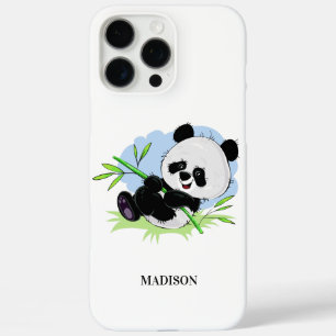 Aangepaste telefoongesprekken met Panda iPhone 16 Pro Max Hoesje