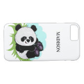 Aangepaste telefoongesprekken met Panda Case-Mate iPhone Case (Achterkant (Horizontaal))