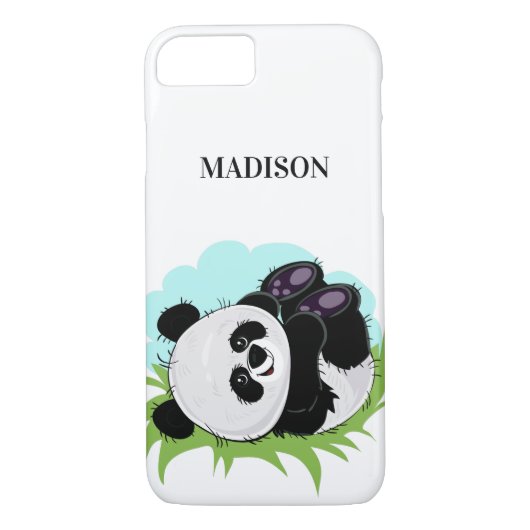 Aangepaste telefoongesprekken met Panda Case-Mate iPhone Case (Achterkant)