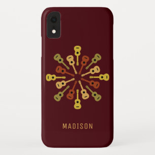Aangepaste telefoongesprekken met Ukulele namen iPhone XR Hoesje