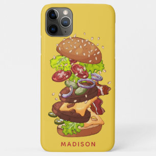 Aangepaste telefoongesprekken voor Big Burger iPhone 11 Pro Max Hoesje