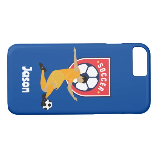 Aangepaste telefoongevallen bij Voetbalsport Case-Mate iPhone Case (Achterkant (Horizontaal))