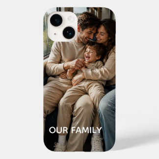 Aangepaste telefoonhoes met familienaam - Voeg uw  Case-Mate iPhone 14 Hoesje