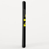 Aangepaste telefoonnummers van politie-lijn Case-Mate iPhone case (Achterkant/rechts)