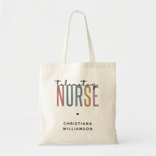 Aangepaste telemetrieverpleegkundige Telemetrie Ve Tote Bag