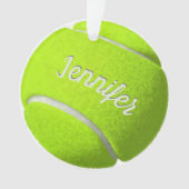 Aangepaste Tennis Ball Ornament (voorkant)