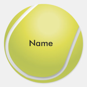 Aangepaste Tennis Ball-stickers Ronde Sticker